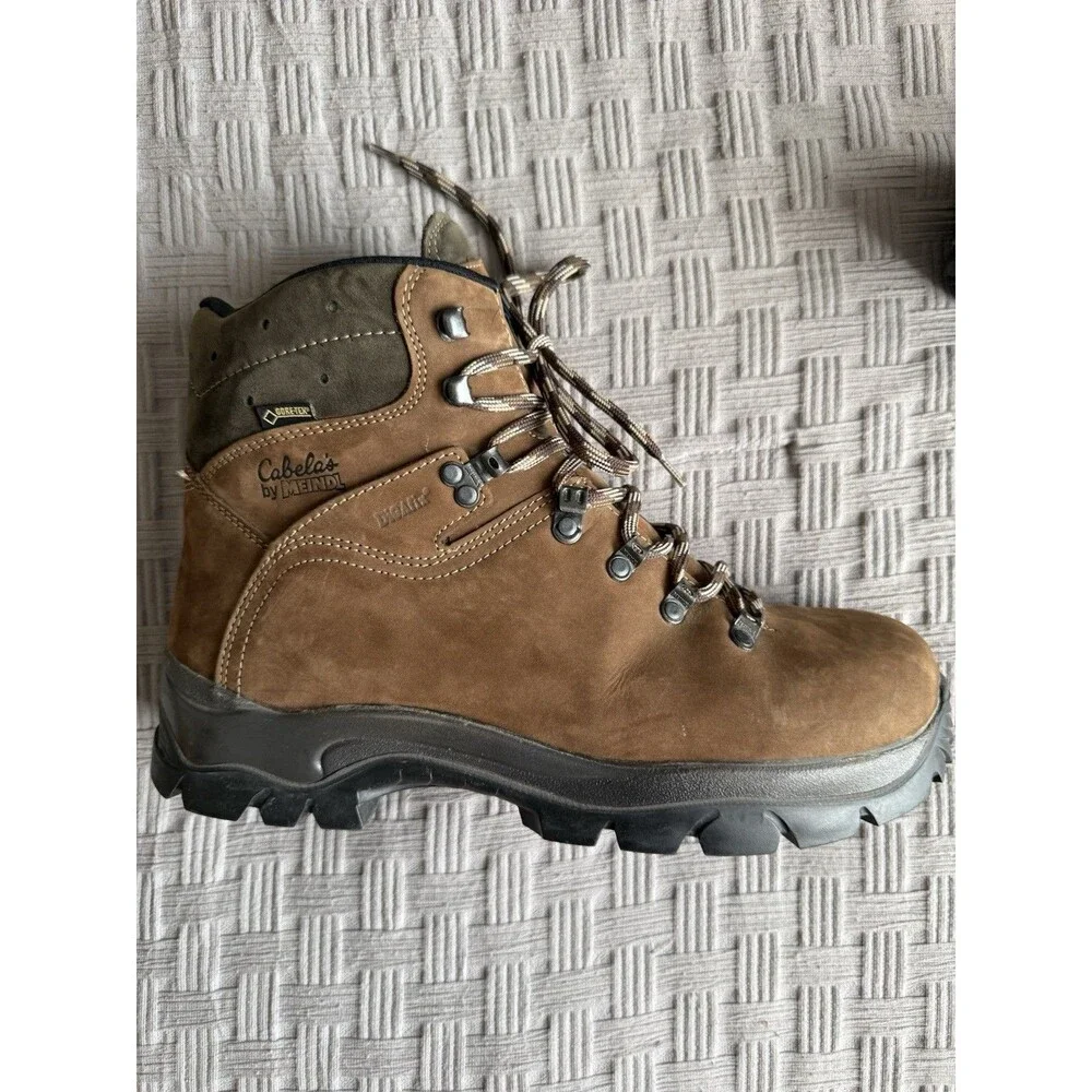 Cabelas by Meindl Gore-Tex Boots Mens 11.5 EE Wide Leather Hiking Germany